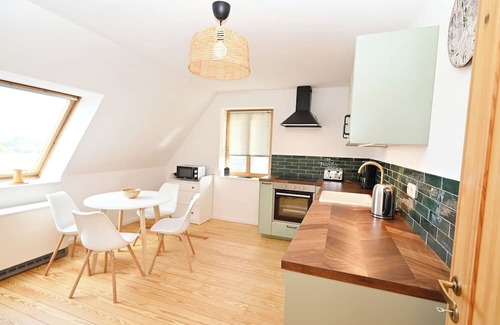 Sehlendorf Apartamento | Dream apartment "Weitblick" for 8 people with 2 bathrooms and sea view from the balcony!
