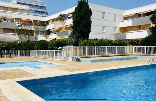 La Grande-Motte Apartamento | Coquet 4 Couchages Cœur de Ville, Famille, Piscine Privée, Port, Plage à 500m