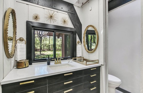 Bull Valley Casa | Private A-Frame on 5 Acres with a Fishing Pond and Rock Wall
