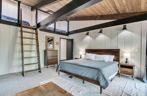 Bull Valley Casa | Private A-Frame on 5 Acres with a Fishing Pond and Rock Wall