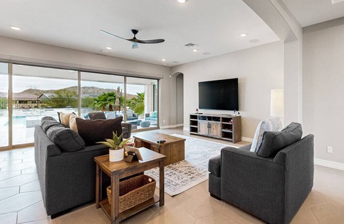 Montecito in Estrella Casa | Luxury oasis home with private pool, pool spa, putting green, & amazing views