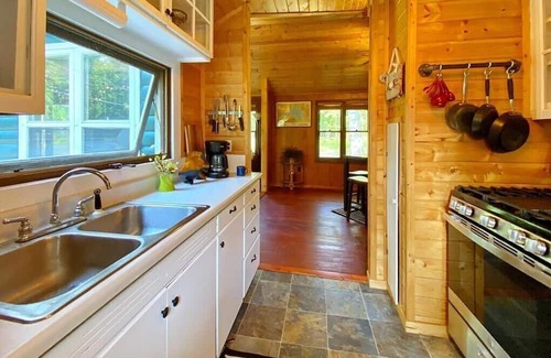 Ossipee Cabina | Cozy cabin in enchanting Merrifield with AC, WiFi