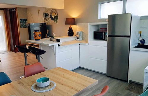 Caudan Apartamento | Spacieuxt3 Avec Jardin et Terrasse en Centre Bourg