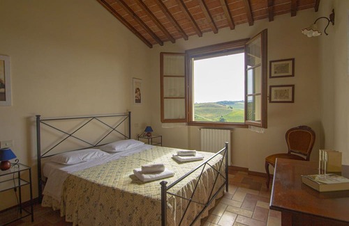 Stabbia Apartamento | Cosy apartment for 4 guests with pool, WIFI, A/C, TV, patio, panoramic view and parking