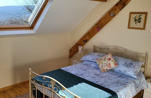 Bersac-sur-Rivalier Cama Y Desayuno | Double Room with valley view