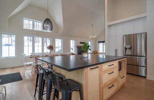 Stanstead Township Casa | Verdē-Magog-SPA-10 personnes-Accès au lac