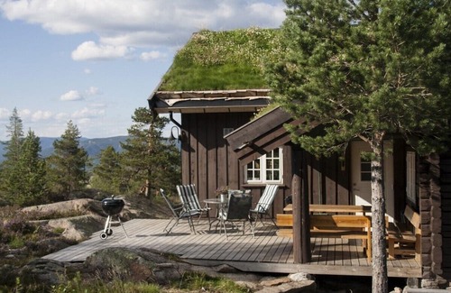 Flesberg Cabina | Moderne, lun og koselig tømmerhytte på Blefjell
