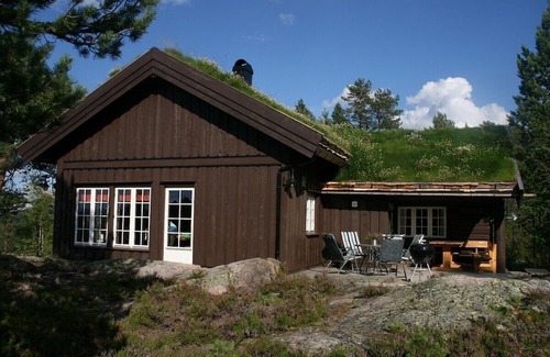 Flesberg Cabina | Moderne, lun og koselig tømmerhytte på Blefjell