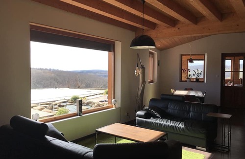 Saint-Laurent-d'Onay Casa | Magnifique Maison en Bois Avec Piscine en Drôme