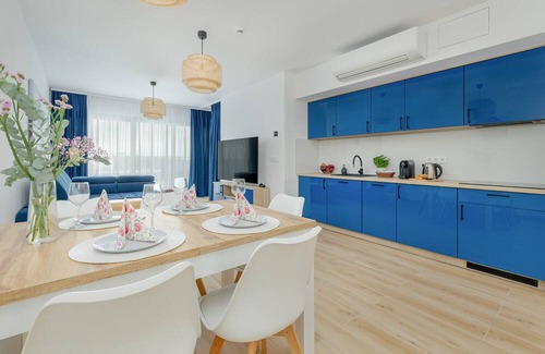 Darlowko Apartamento | Blue Apartment With Sea View by Renters