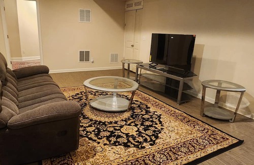 Triangle Casa | Walk in sunny furnished basement with 2 bedrooms and 2 bathrooms