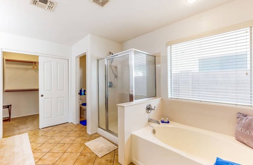 Laveen Village Casa | Water view desert stay with putt putt, enclosed yard, fireplace, streaming, & AC