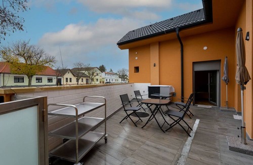 Parndorf Apartamento | Family suite with terrace - sunny Pannonia