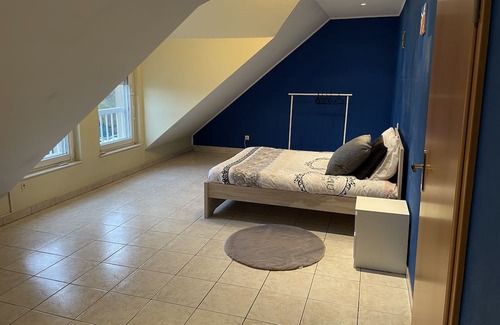 Rodange Apartamento | Family size charming duplex apartment in Luxembourg with garden and queen beds
