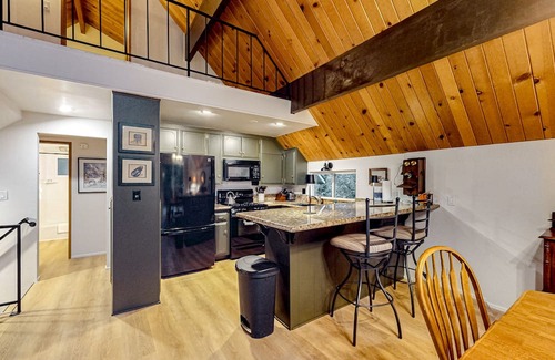 Crestline Casa | Enchanting lake retreat with fireplace, games, & great deck views - dog-friendly