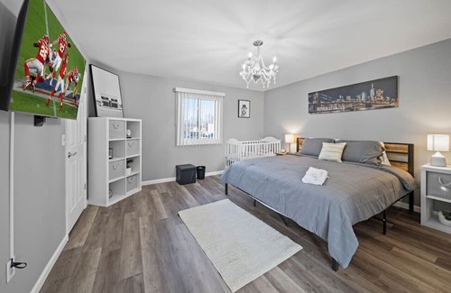 Chesterfield Casa | Elegant Oasis: 4-Bedroom Home Away from Home