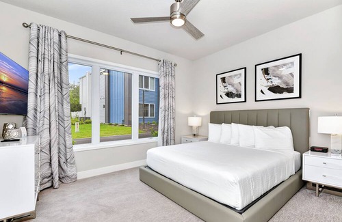 Galilee Casa | Modern Condo with Large Outdoor Patio. Reunion Resort Water Park Access near Disney at Spectrum Resort Orlando by Rentyl – B16 #137