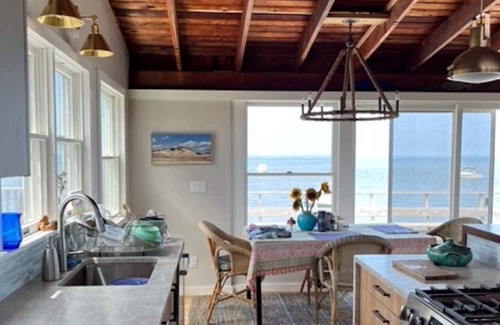 Bayberry Dunes Casa | Spectacular views with a large Bayfront deck, Ocean Ridge Davis Park.