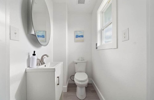 Galveston Casa | Oceanview beach house with game room and deck, close to beach