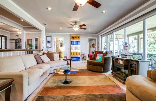 Kemp Casa | Idyllic lakefront oasis with private hot tub, fire pit, deck, & incredible views