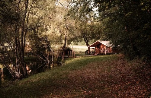 Coux-et-Bigaroque-Mouzens Chalet De Esquí | Camping Inspire Villages Séveilles - Signature Spa Chalet 3 Rooms 4 People Air Conditioned