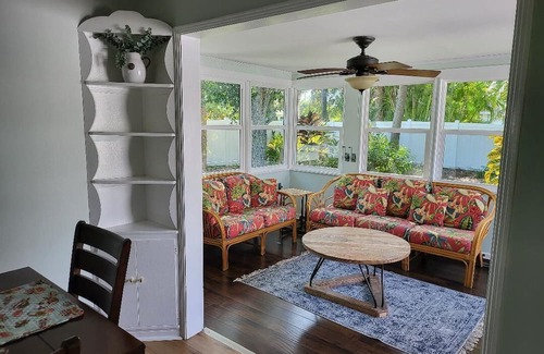Redington Beach Cabaña | Private reserve cottage with Private Redington beach access across the street
