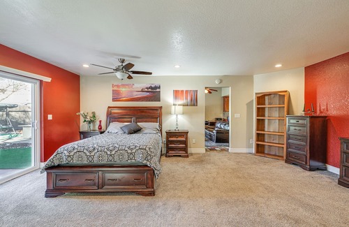Ceres Casa | Ceres Home w/ Private Hot Tub, Fire Pit & Grill!