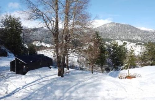 Melipeuco Cabina | Hermosas Cabañas con Tinaja a 2 km del Volcán Sollipulli