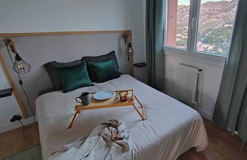 Le Cabot Apartamento | T3 Cosy Avec vue Panoramique à 180° à la Porte des Calanques