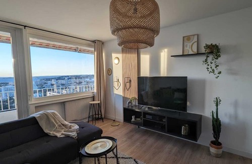 Le Cabot Apartamento | T3 Cosy Avec vue Panoramique à 180° à la Porte des Calanques
