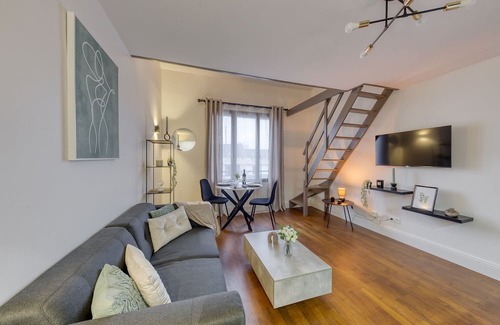 Morsang-sur-Seine Apartamento | Charmant Duplex 30 min Paris