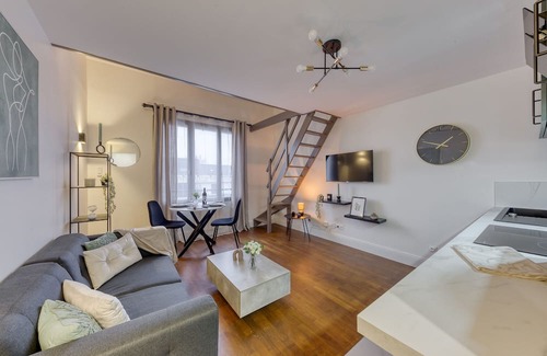 Morsang-sur-Seine Apartamento | Charmant Duplex 30 min Paris
