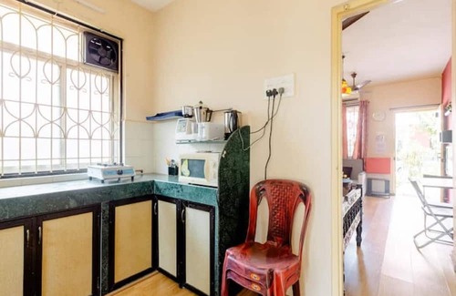 Benaulim Apartamento | Ground Floor Studio | W/Pool | 15 Min Walk To Beach