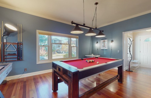 North Admiral Casa | Elegant dog-friendly home near Seattle Aquarium with game room, fireplace & W/D
