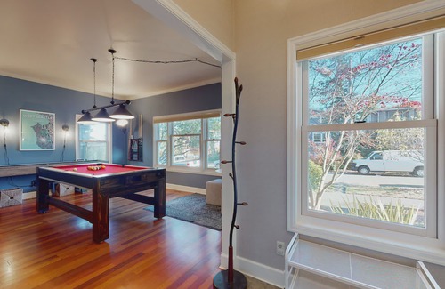North Admiral Casa | Elegant dog-friendly home near Seattle Aquarium with game room, fireplace & W/D
