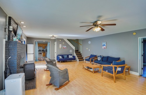West Sand Lake Casa | Lakefront West Sand Lake Home with Beach Access!