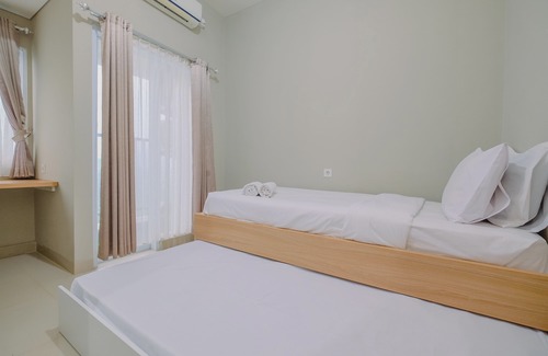 Kedungmanggu Hotel | Modern Look 1BR at LRT City Sentul - Royal Sentul Park Apartment