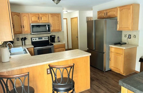 Bushkill Casa | Tranquil Waterfront Oasis w/ Swingset, Firepit & Wi-Fi, Near Trails & Waterfalls