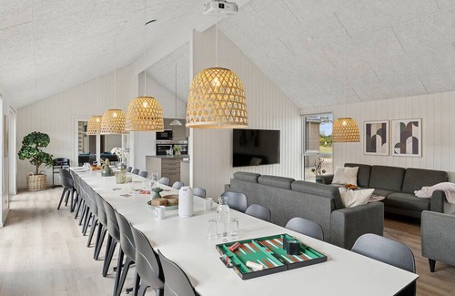 Bratten Strand Casa | Acogedora casa en Jerup con sauna
