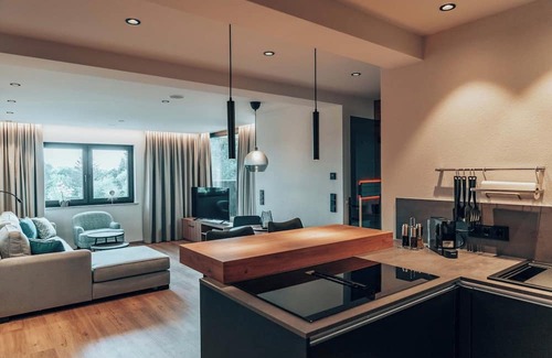 Wallenfels Apartamento | Large apartment (80sqm) with private sauna and rain shower