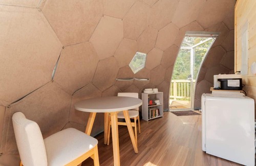 Sullivan Cabina | Nova Nook-Mirror Dome with Private Bathroom