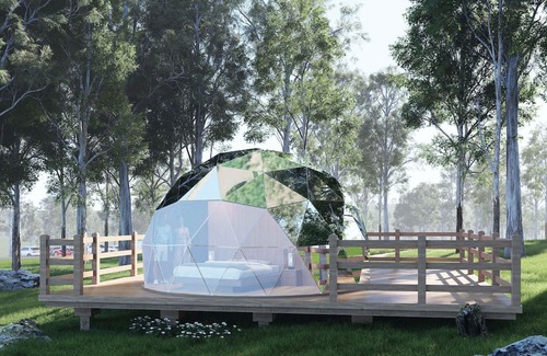 Sullivan Cabina | Gaia Nook-Mirror Dome with Private Bathroom