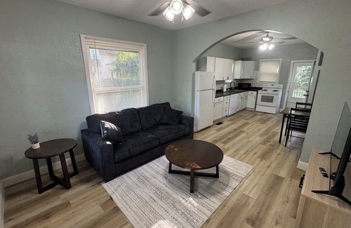 Creston Casa | Adair Hideaway : Quiet Neighborhood - Fenced Yard - Garage Parking