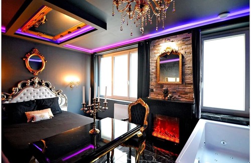 Bourgoin-Jallieu Apartamento | La suite Majestueuse/Private XXL spa/Croix de st André/Luminous ambience/Luxury