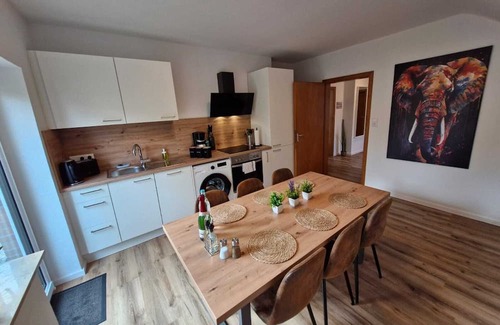 Verden Apartamento | AllerGrün apartment, balcony with a view of nature