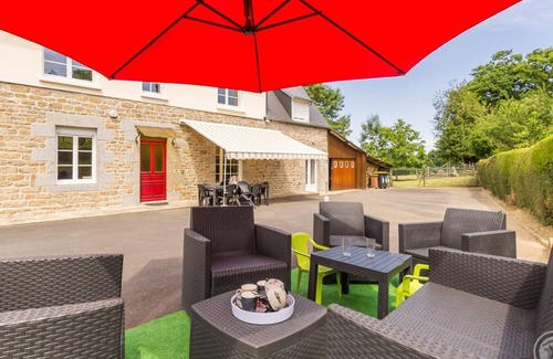 Villedieu-les-Poeles Cabaña | Charming house with wifi and pets allowed in Villedieu-les-Poêles