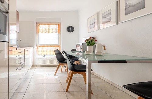 Koserow Apartamento | Apartment Vineta with two balconies and bio-fireplace