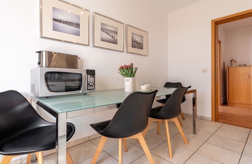 Koserow Apartamento | Apartment Vineta with two balconies and bio-fireplace