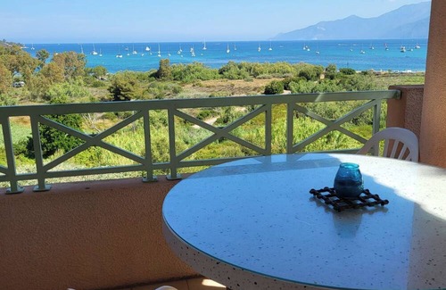 Saint-Florent Condominio | Fully equipped T3 apartment, breathtaking view of the Gulf of Saint-Florent!