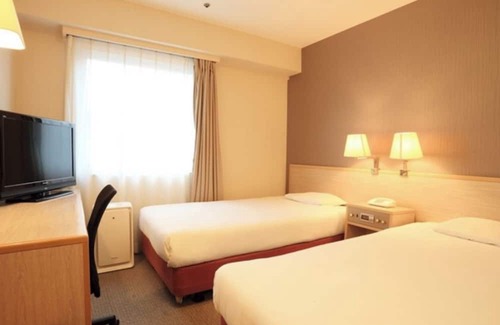 Shimonoseki Hotel | Standard Twin Smoking Breakfast included Smile/Shimonoseki Yamaguchi